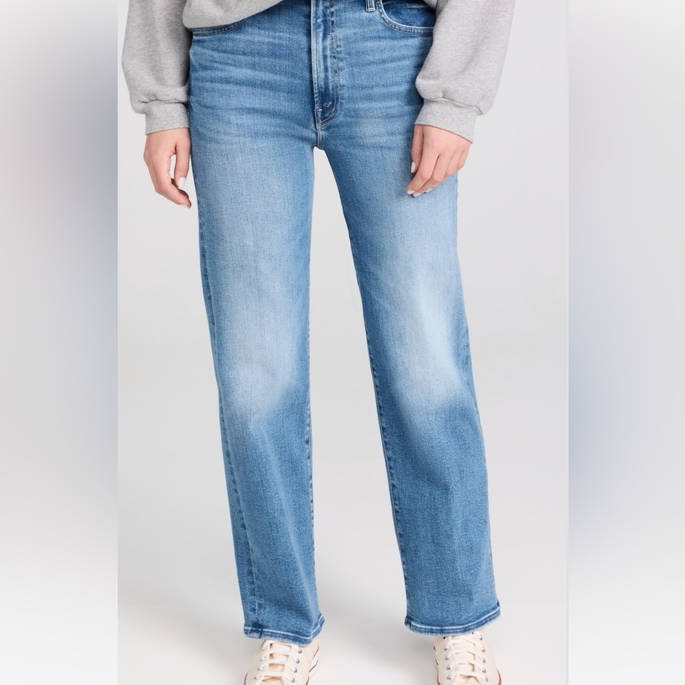MOTHER The Rambler Zip Flood Jeans